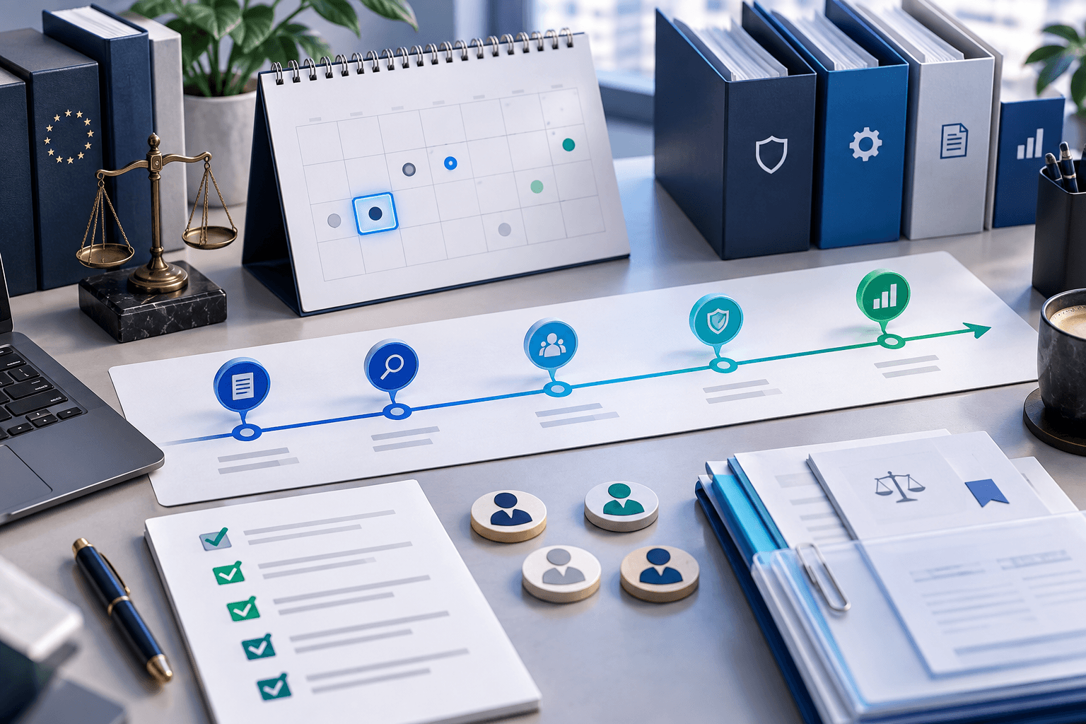 Calendario visual de hitos y obligaciones del AI Act